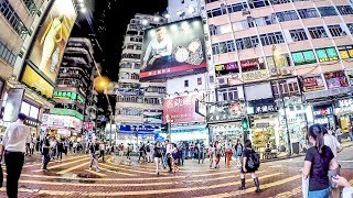 Hong Kong Night Walk Around Causeway Bay and Times Square [upl. by Shugart]