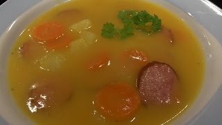 Kartoffel Karottensuppe mit Cabanossi von Christine Haas Thermomix® TM5 [upl. by Wang]