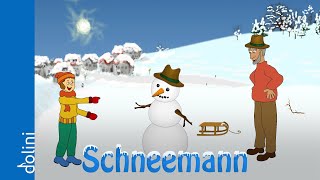 Schneemann  Winterlied von Dolini  Weihnachtslieder zum Mitsingen [upl. by Thorley]