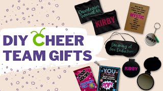 DIY Cheer Team Gifts  Cricut Crafts [upl. by Sammy979]