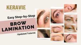 StepbyStep Easy Brow Lamination Tutorial  Updated [upl. by Cindi]