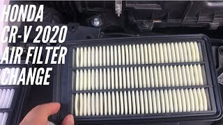 5 minute Honda CRV 2020 AWD Air Filter change [upl. by Aisak]