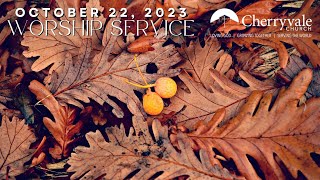 October 22 2023 Sunday Worship Service at Cherryvale UMC Staunton VA [upl. by Jule855]