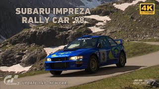 🌄 Rally Icon SUBARU IMPREZA RALLY CAR 98 in Spectacular Landscapes amp City Lights 🌃🌿 [upl. by Ellehcrad]