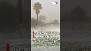 El cielo se enfureció esta tarde sobre Sabinas Coahuila esta es la dimensión de la granizada [upl. by Kristoforo451]