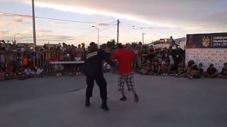 POLICIA BAILANDO CON CHOLO [upl. by Rogers491]