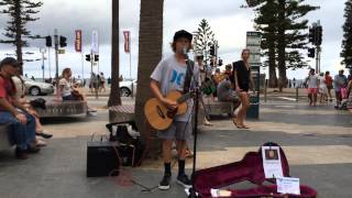 13 Year old boy covers Riptide by Vance Joy [upl. by Hayidan]