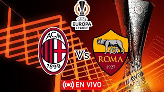 Milán vs Roma EN VIVO  4tos Final IDA  Europa League 2024  Gameplay EA Sports FC24 [upl. by Serra906]