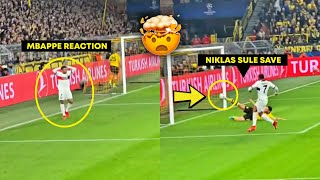 🤯 Mbappe Crazy REACTION to Niklas Süle Acrobatic Save [upl. by Nawj]