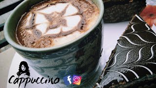 ক্যাপাচিনো কফি  Easy Homemade Cappuccino Coffee Recipe in mitur kitchen [upl. by Limber]