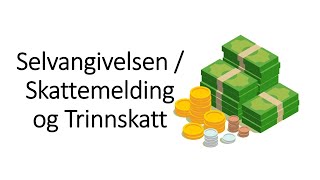 🔴26 Økonomi Selvangivelsen  Skattemelding og Trinnskatt 💰💳💵🔴 [upl. by Arndt]