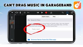 How to FIX “Greyed Out” MP3Audio Files in GarageBand On iPhoneiPad Can’t Drag Song in GarageBand [upl. by Nah]