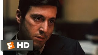 The Godfather 39 Movie CLIP  Killing Sollozzo and McCluskey 1972 HD [upl. by Hsakaa]