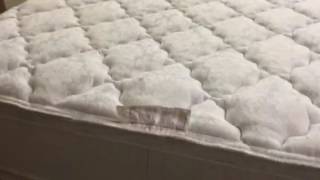 How to Fix Dips in King or Queen Simmons Pillow Top Mattress DIY Style [upl. by Corine]