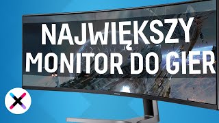 POTĘŻNY I DROGI MONITOR DO GIER  Test recenzja Samsung C49RG90 [upl. by Vivle831]