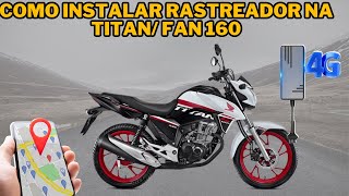 Como instalar rastreador numa Titan 160 2022 [upl. by Nordek866]