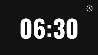 6 Minute 30 Second Timer  Simple 390 Second Timer [upl. by Monafo]