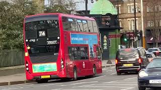 Christmas Calendar Day 20 Buses around Putney Bridge [upl. by Tonie]