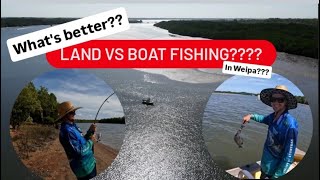 Land VS Boat fishing in Weipa Cape York Which is better We find out the hard way [upl. by Iccir149]