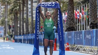 Lizeth Rueda primer ORO de la historia en triatlón para México [upl. by Ternan]