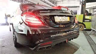 850HP Brabus 60 Biturbo Start Up and Sound [upl. by Sihtam]