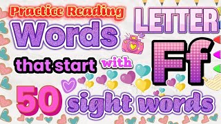 Words that start with letter Ff  Kids Can Tell [upl. by Adianes124]