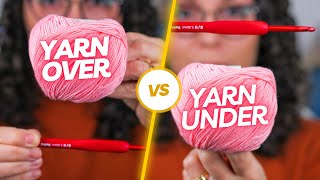 Yarn under vs yarn over for amigurumi Which is the best [upl. by Cissiee755]