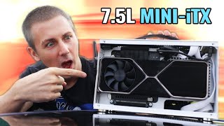 Fitting an i912900K and RTX 3080 Ti in a 75L MiniiTX Gaming PC 😲 [upl. by Etiam]