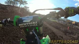 Kx250f at Breezewood proving grounds James Bailey 929 [upl. by Nefets]