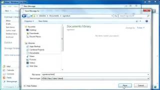 Email Signature With Image In Windows Live Mail [upl. by Morganica]