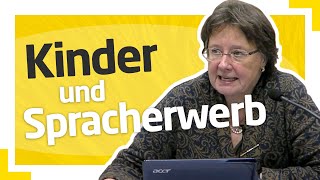 Was brauchen Kinder zum Spracherwerb [upl. by Atirrehs]