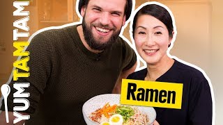 RAMEN LAMEN oder RAHMEN  Vegetarische RamenSuppe mit Kaoru Iriyama  yumtamtam [upl. by Emyam]