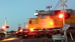 Union Pacific Y807 Power Move At 20th Street Crossing SD382 [upl. by Steffane]