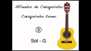 Afinador de Cavaquinho  Cavaquinho Tuner [upl. by Hgielah]