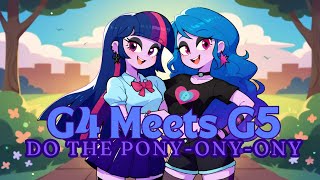 quotPony Hip Hopquot My Little Pony G4 Meets G5 ROCK Cover Song Ai Generated Twilight Sparkle Izzy [upl. by Esinej214]