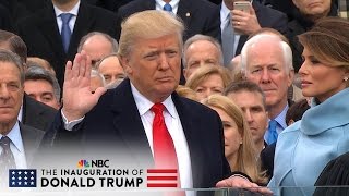 The 58th Presidential Inauguration of Donald J Trump Full Video  NBC News [upl. by Nooj]