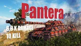 P44 Pantera 10 Kills 69 K Damage World of Tanks [upl. by Aneloj496]