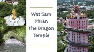 Wat Sam Phran  The Dragon Temple With Drone Footage  Thailand 2023 [upl. by Moulden]