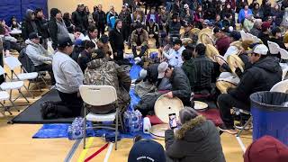 Behchoko 150K Mens Traditional Dene Handgames Tournament Feb 24th  Our End of our Run [upl. by Leahcimnaj529]