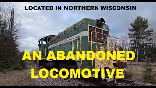 Snowy Freight Train Moving South PLUS The Abandoned Locomotive In Northern Wisconsin trains [upl. by Yerak]