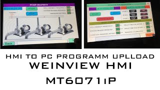 WeinviewWeintek HMI Programm Copy How to Copy Phisical HMI [upl. by Anig]