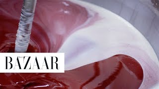 Watch how the Audacious NARS Lipsticks are Made  Under the Label x BAZAAR [upl. by Nylhtak]