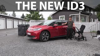 VW ID3 62 kWh facelift interior review [upl. by Wojak]