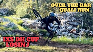 IXS DOWNHILL CUP LOSINJ 🇭🇷  quali day SHOULDER INJURY [upl. by Mackay787]