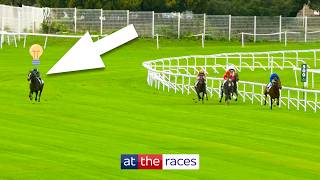 The most GENIUS moments from jockeys in horse racing 🤯 [upl. by Grimona]