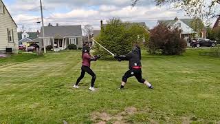 Longsword Sparring  Many Hand Snipes [upl. by Faubert653]