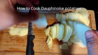 How to Cook Homemade DAUPHINOISE POTATOES  Easy Recipe French Potato Gratin [upl. by Schlenger]