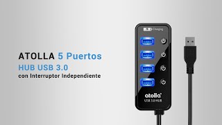 atolla 5 Puertos Hub USB 30  CH204U3 [upl. by Mauro]