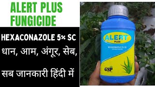 Hexaconazole 5 sc  Alert plus fungicide  gsp crop science  Systemic fungicide [upl. by Godric]