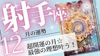 射手座♐️2023年12月の運勢🌈運が成熟する✨✨華麗な変身を遂げる月💖癒しと気付きのタロット占い🔮 [upl. by Jeconiah836]